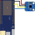 esp32 and VCNL4010 layout
