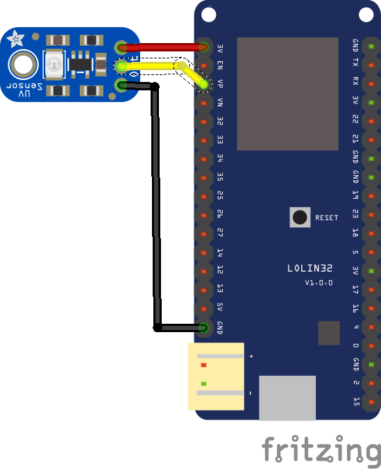 esp32 and GUVA-S12SD