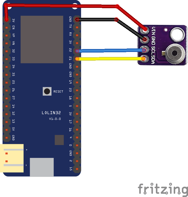 esp32 and mlx90615