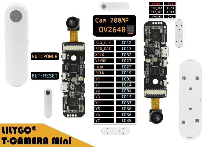 An ESP32 and integrated camera module